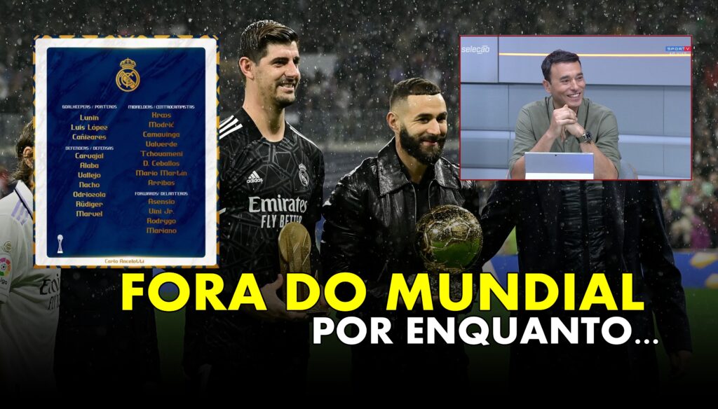 Real Madrid divulga lista do Mundial