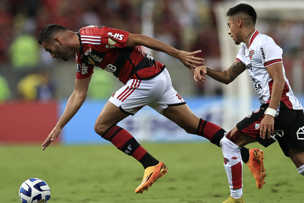 Thiago Maia Flamengo v Ñublense - Copa CONMEBOL Libertadores 2023