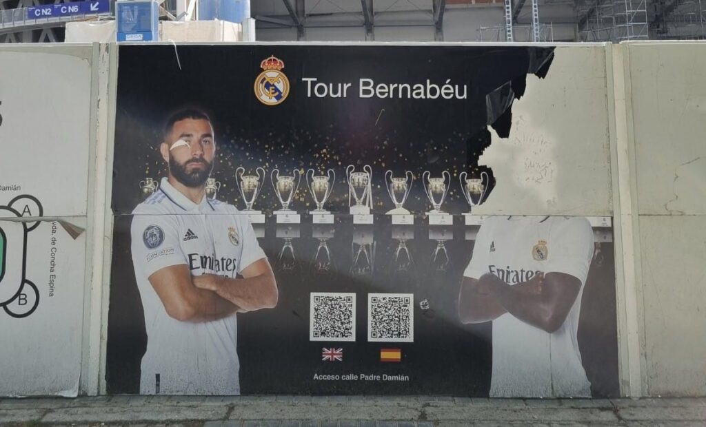 Vinícius Júnior teve rosto rasgado no Santiago Bernabéu