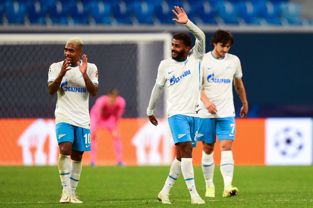 Wendel comemora gol pelo Zenit