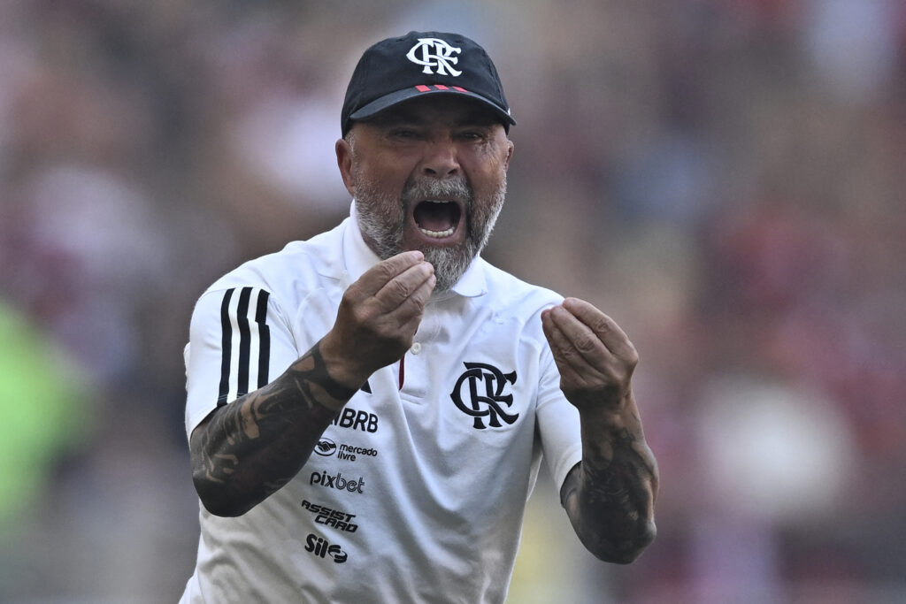 Jorge Sampaoli no comando do Flamengo