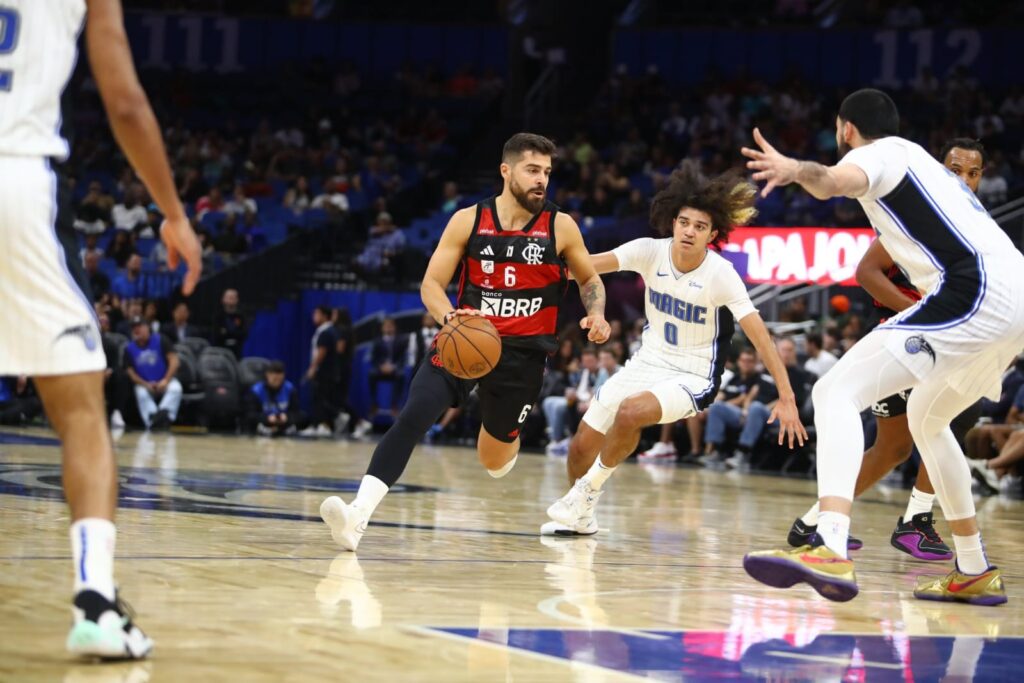 Franco Balbi em Flamengo x Orlando Magic