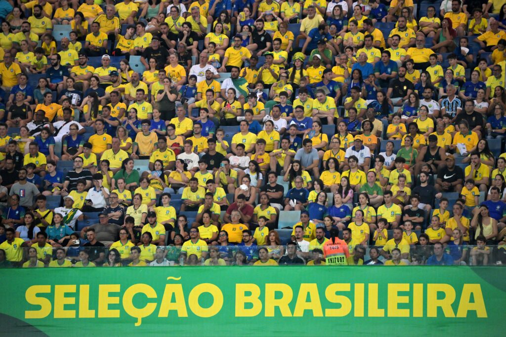 Torcida do Brasil na Arena Pantanal