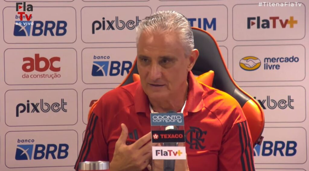 Tite coletiva apresentação Flamengo