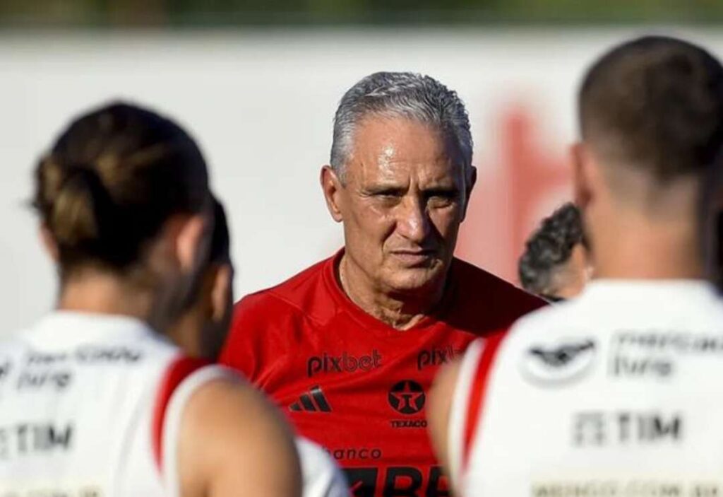 tite flamengo ninho do urubu