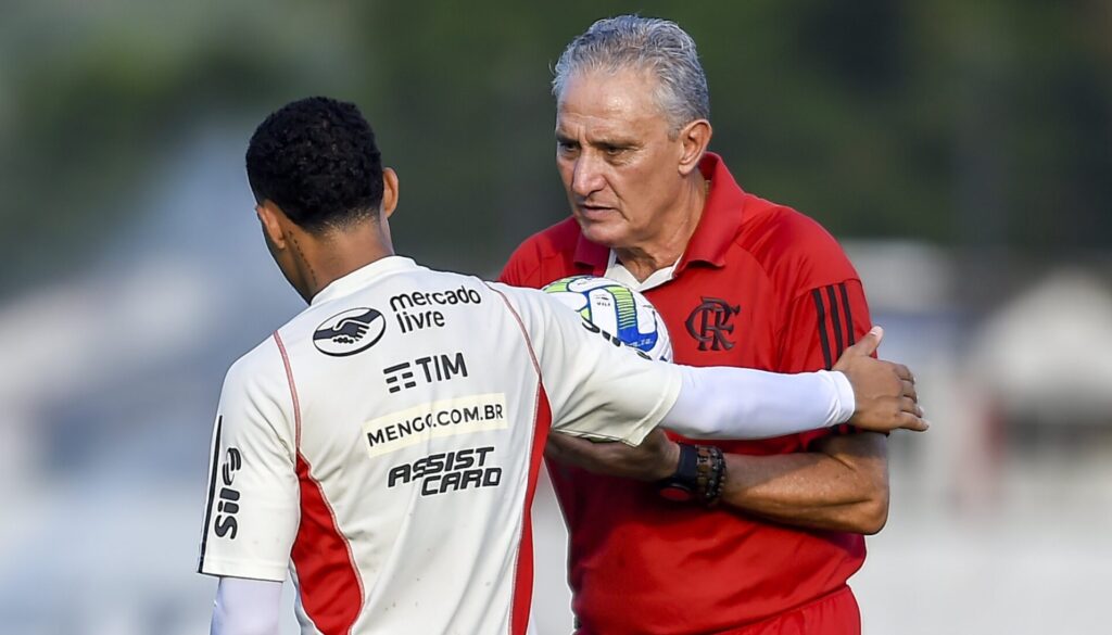 tite flamengo ninho treino