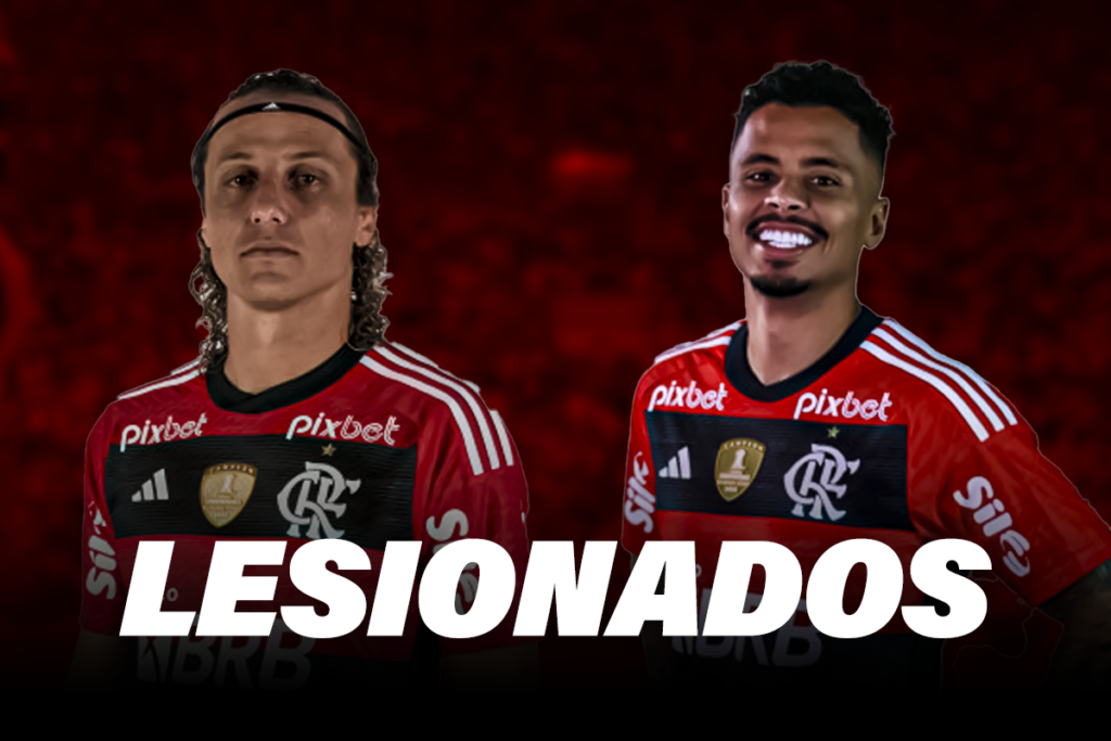 david luiz e allan pelo flamengo