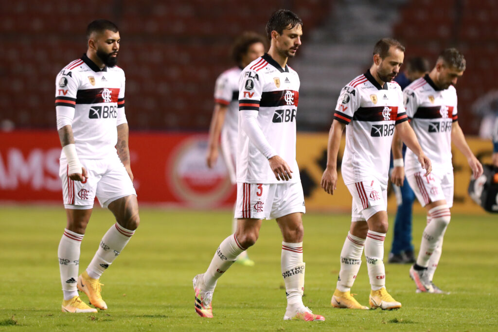 Everton Ribeiro, Rodrigo Caio, Gabigol e Arrascaeta são os jogadores que estão há mais tempo no Flamengo