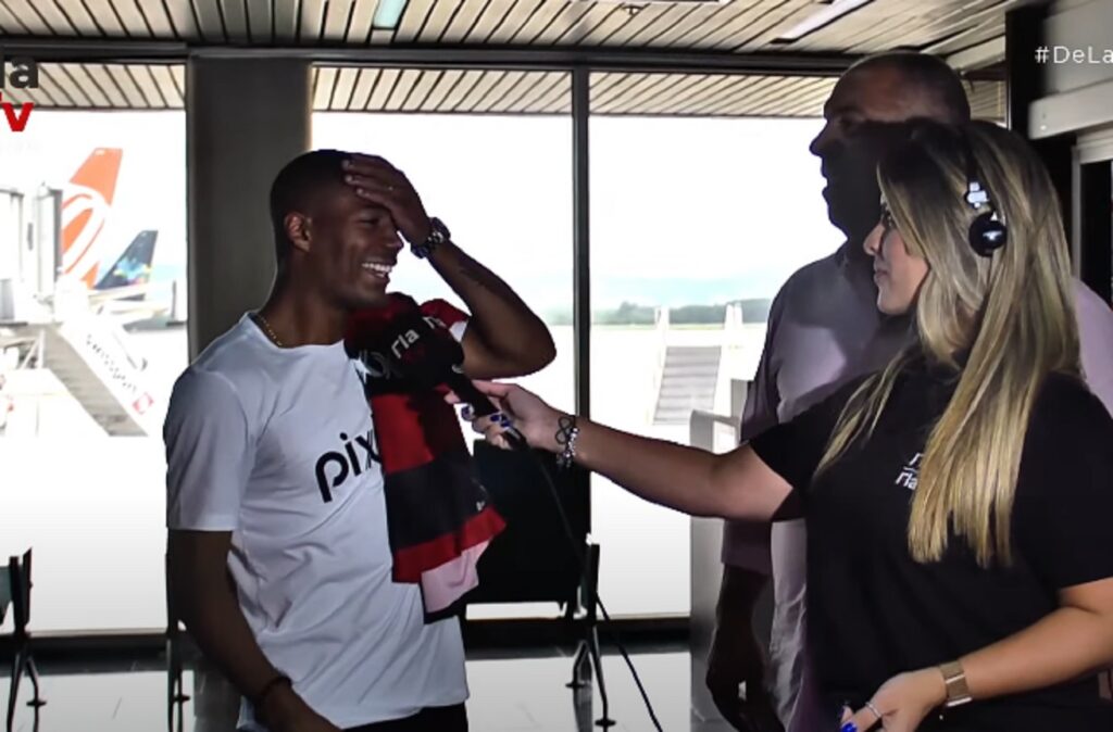 de la cruz se apresenta ao flamengo