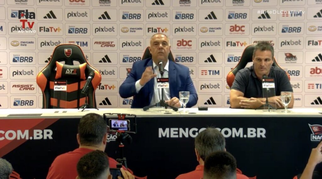 Em coletiva, dirigentes atualizaram sobre a dívida líquida do Flamengo, que alcançou valor histórico, principalmente pós-pandemia