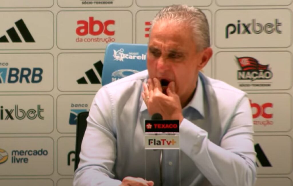 tite fala de de la cruz e evolução no flamengo