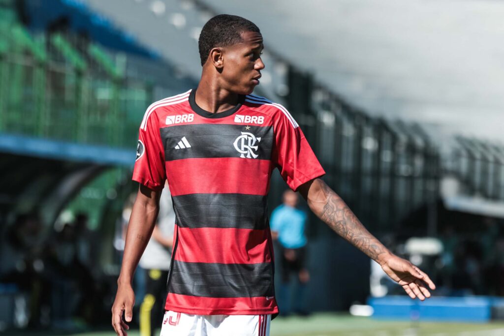 Wallace Yan marcou gol do Flamengo contra o América-MG