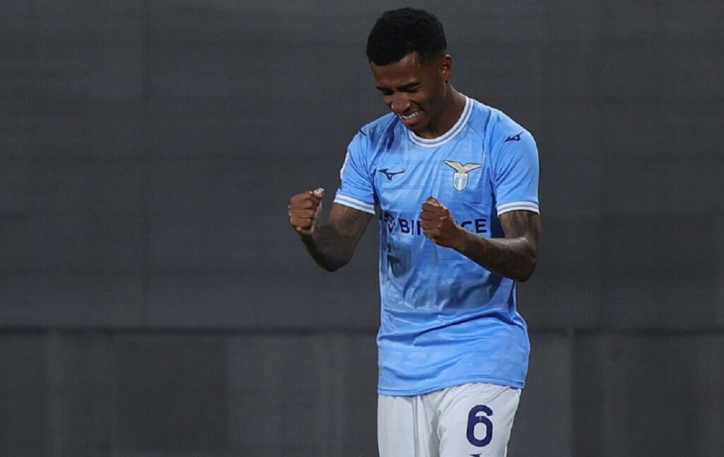 marcos antônio sonho do flamengo comemora gol pela lazio