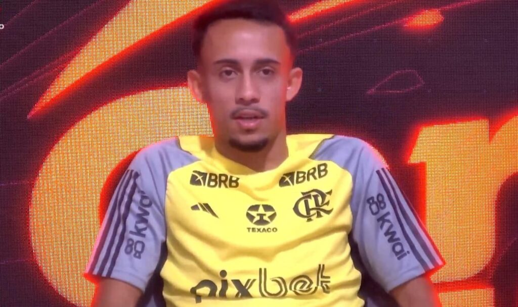 Matheus Gonçalves, do Flamengo, na Fla TV