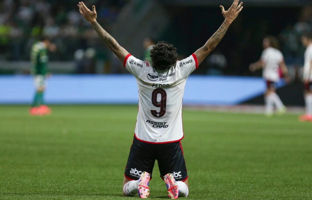 Pedro em campo pelo Flamengo