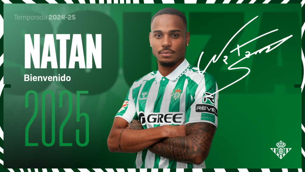 Natan, ex-zagueiro do Flamengo é o novo reforço do Betis, da Espanha. Fa