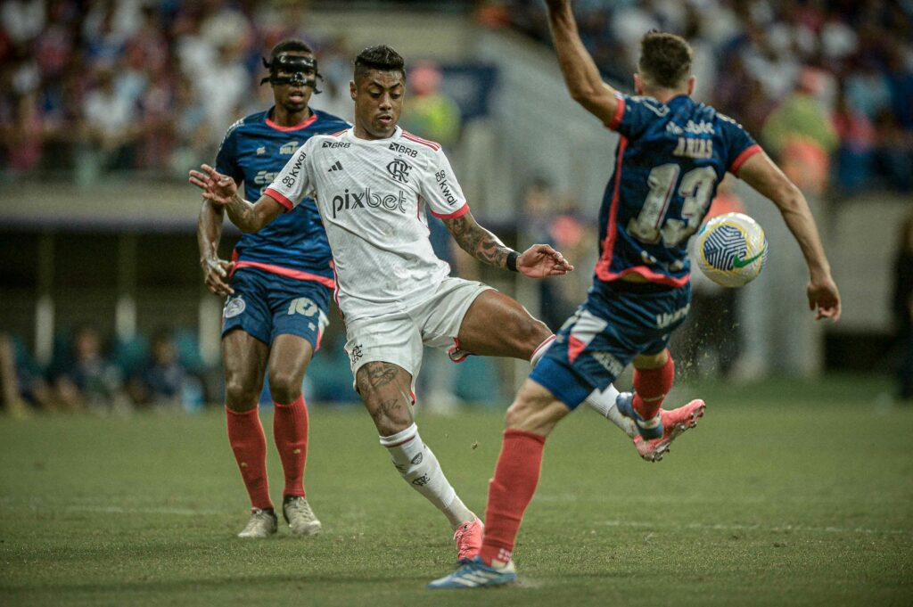 flamengo x bahia copa do brasil Bruno Henrique