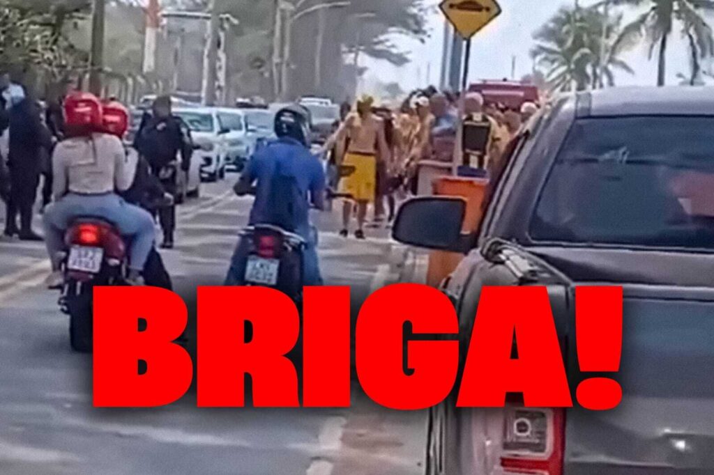 Torcdores do Flamengo entram em conflito com torcida do Peñarol ants de jogo da Libertadores