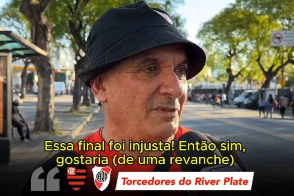 Torcedor do River Plate chora por derrota para o Flamengo em 2019