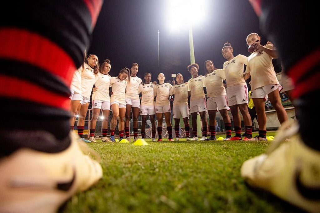 Time Sub-20 do Flamengo Feminino, campeão brasileiro.