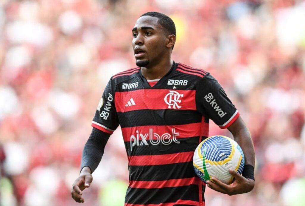 lorran em jogo do flamengo no maracanã